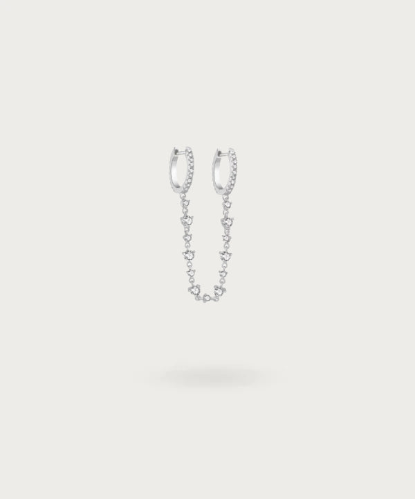 Piercing Oreja Doble de plata
