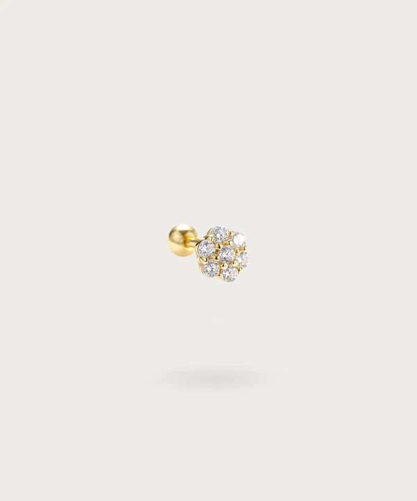 Piercing Yasmin con circonitas blancas brillantes