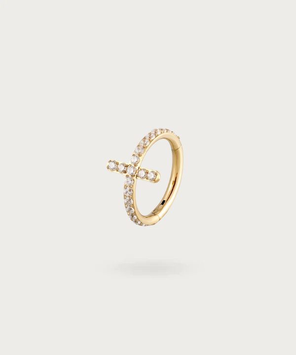 piercing helix zara de titanio