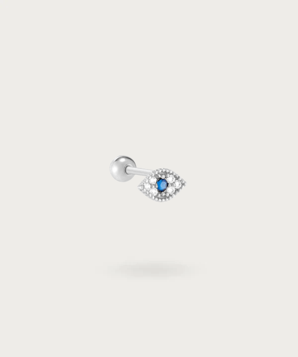 piercing conch oreja plata