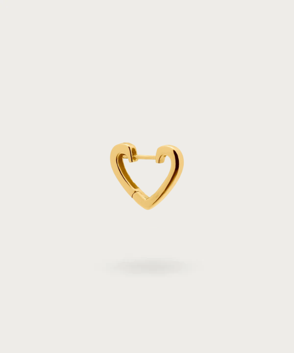 piercing aro de oro corazon