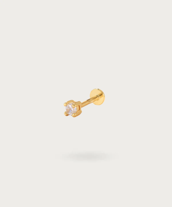 Piercing Oreja Oro chapado
