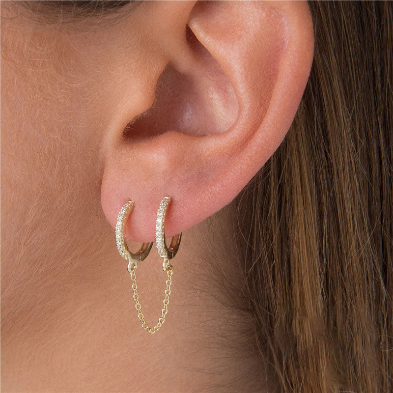 Piercing Oreja Cadena para mujer