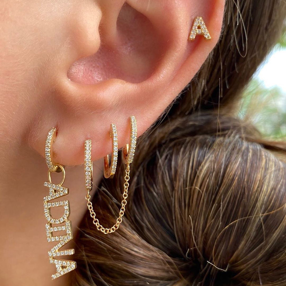 Piercing Oreja Cadena de mujer