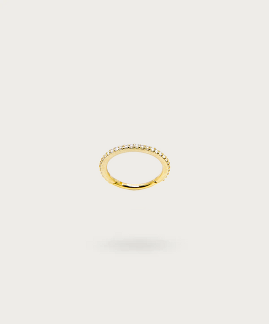 Piercing Tragus Aro de oro 18k