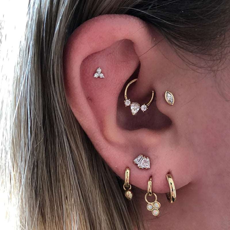 piercing daith aro mujer