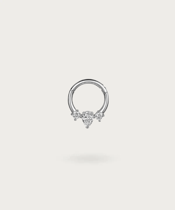 piercing daith aro plata