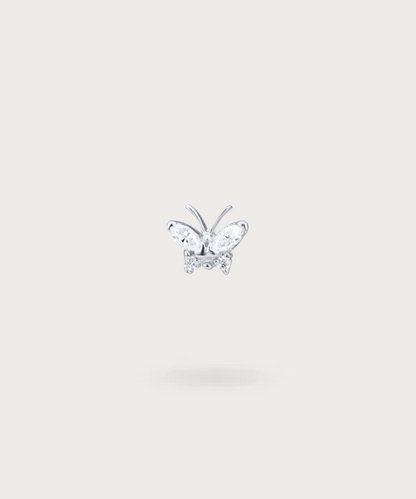 Piercing Oreja Mariposa plata