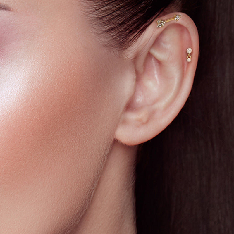 piercing oreja contrahelix mujer