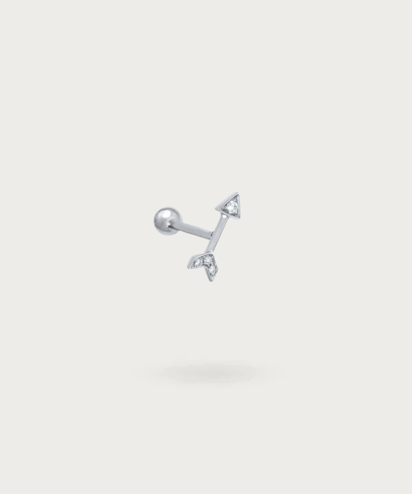 piercing oreja tragus plata