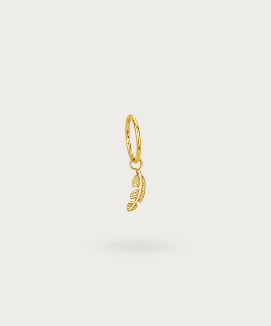Laila | Piercing Titanio Pluma Colgante