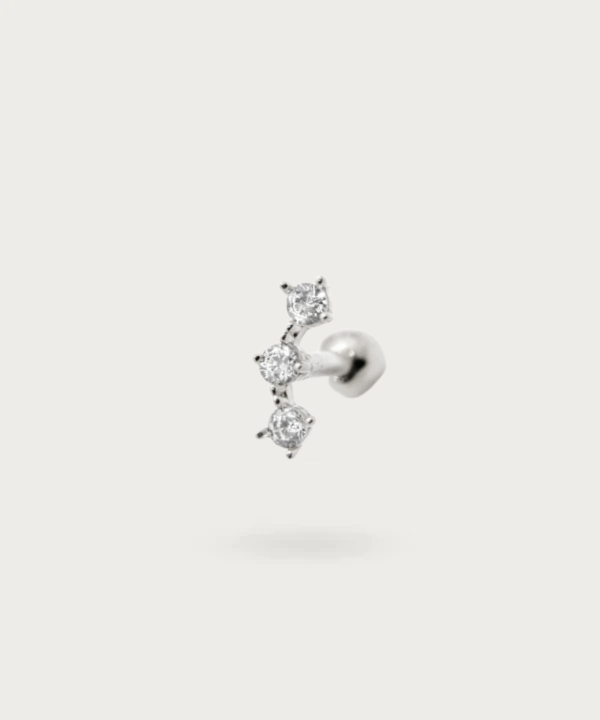 piercing oreja tragus plata