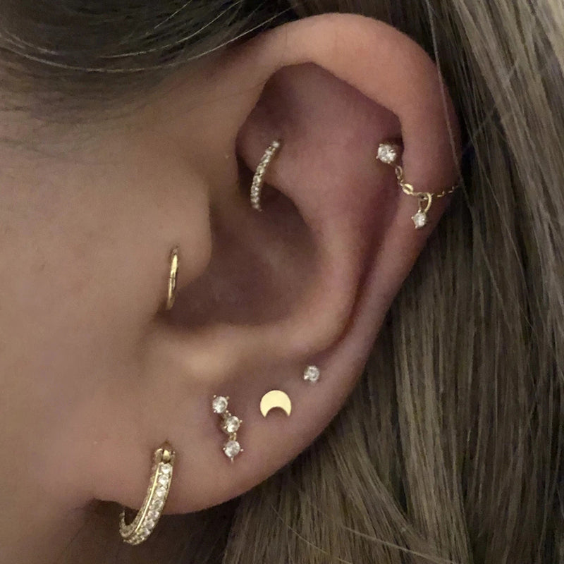 piercing oreja tragus mujer