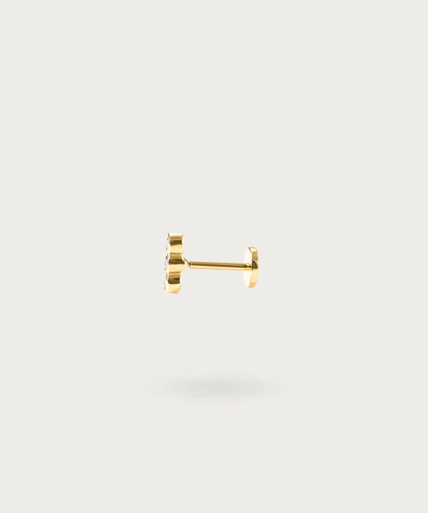 piercing oreja oro