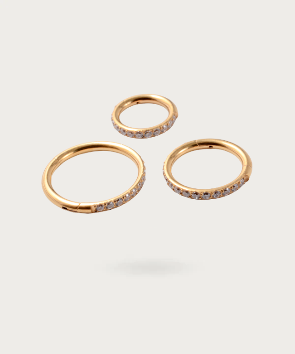 piercings titanio oro oreja daith