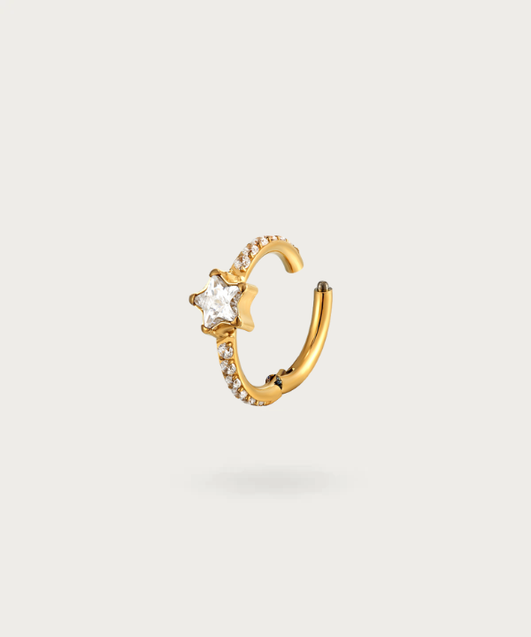 Alma | Piercing Daith Clicker em Titânio
