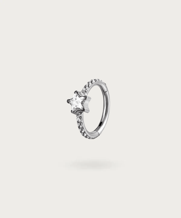 Alma | Piercing Daith Clicker em Titânio