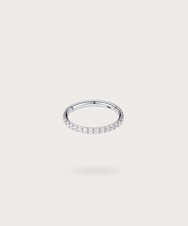 piercing titanio oreja plata rook