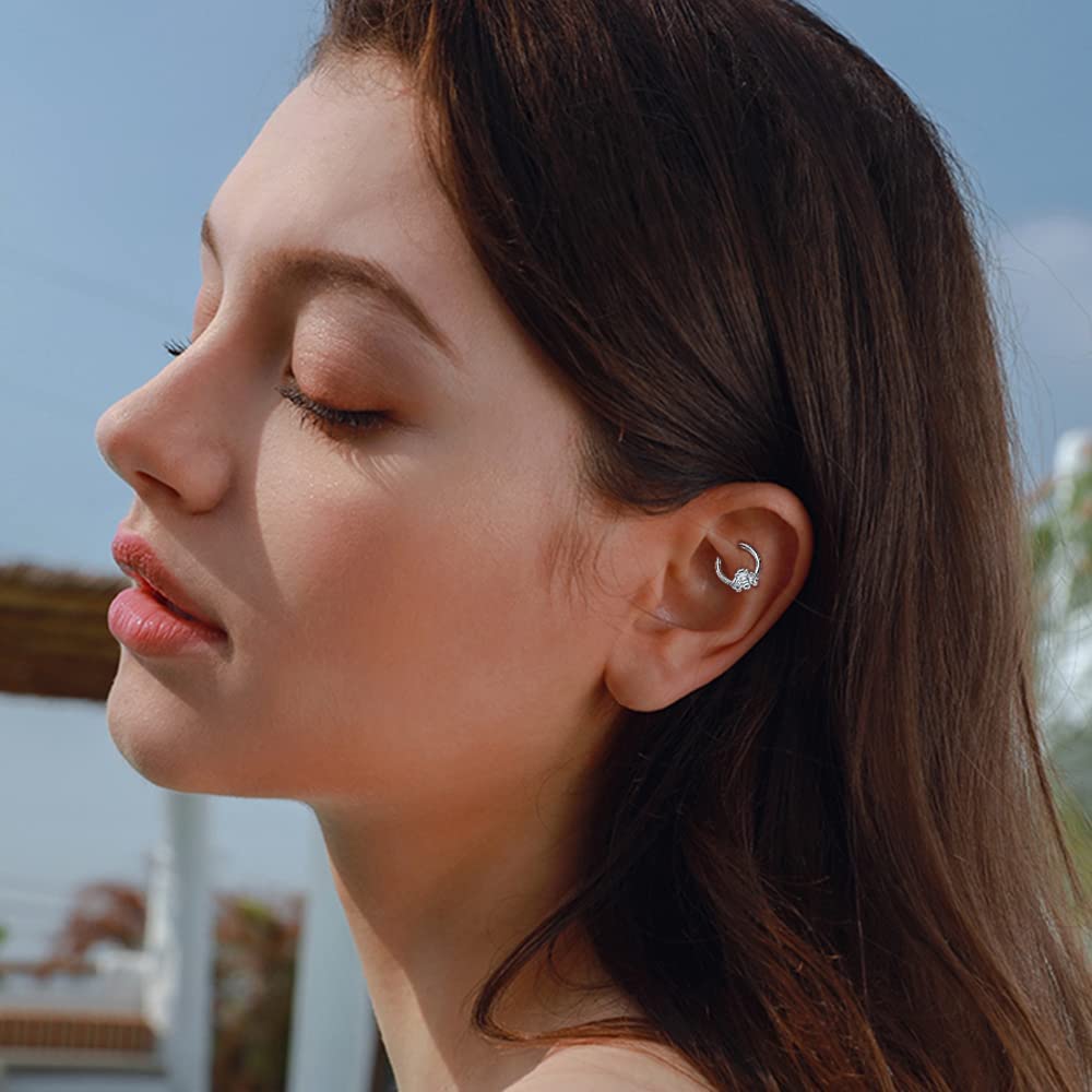 Sonia | Piercing Titanio Abeja Daith