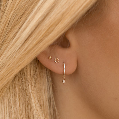 Pendientes de Plata con Circonitas, el toque perfecto para cualquier atuendo para mujer