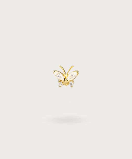 Piercing Oreja Mariposa oro